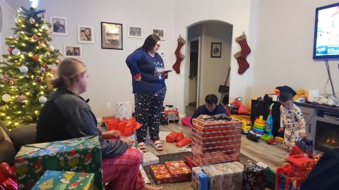 Brianna & Veronica at Christmas
